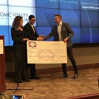 Nick Telford has won a $1,000 award from the Tallahassee Chamber Entrepreneurial Forum