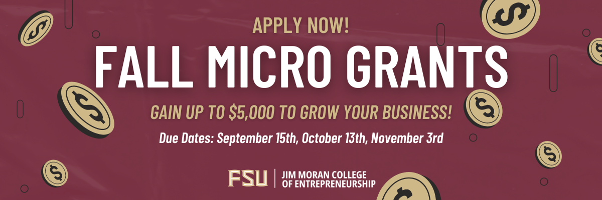 Jim Moran Micro Grants | Jim Moran College of Entrepreneurship